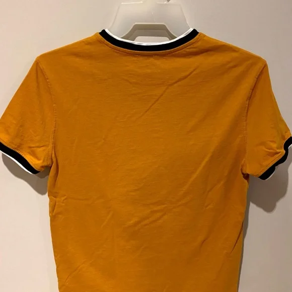 Forever 21 Mustard Contrast Ringer T-Shirt - Size M - Picture 2 of 3
